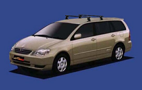 ☆TUFREQシステムキャリア カローラフィールダー NZE121G/NZE124G ルーフレール無車用 ベースキット1台分