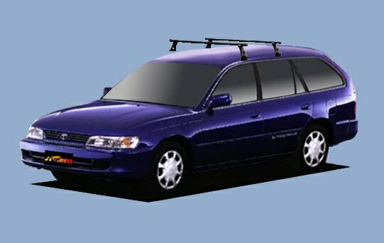 ☆TUFREQシステムキャリア スプリンターワゴン E100系 ルーフレール無車用 ベースキット1台分