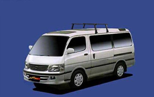 ☆TUFREQシステムキャリア ハイエースワゴン H100系 ミドルルーフ用 ベースキット1台分