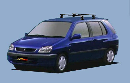 ☆TUFREQシステムキャリア ラウム EXZ10/EXZ15 ルーフレール無車用 ベースキット1台分