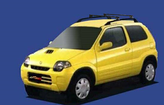 ☆TUFREQシステムキャリア ラピュタ HP11S/HP21S 5ドアルーフレール付車用 ベースキット1台分