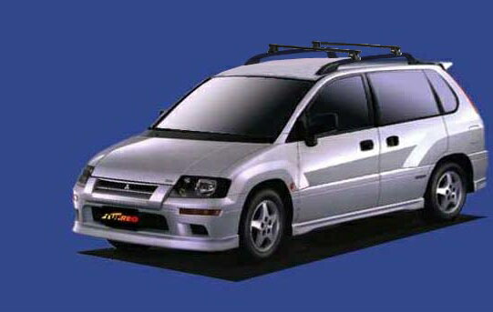 ☆TUFREQシステムキャリア RVR N61W/N71W/N73WG ルーフレール付車用 ベースキット1台分