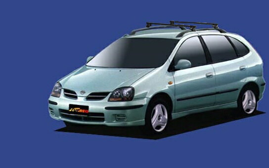 ☆TUFREQシステムキャリア ティーノ V10系 ルーフレール付車用 ベースキット1台分