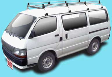 ◆ROCKYルーフキャリアSEシリーズ ハイエース/レジアスエースバン LH184B/LH186B/LH188K 標準ルーフ SE-400