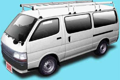 ◆ROCKYルーフキャリアSAシリーズ ハイエース/レジアスエースバン TRH122K/TRH112K/TRH112V 標準ルーフロングボディ SA-05W(3)