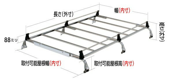 ◆ROCKYルーフキャリアZMシリーズ ドミンゴ FA系 全車 ZM-333SH