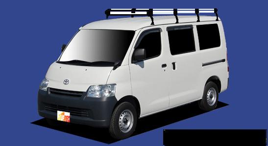 ★TUFREQ ルーフキャリア タウンエースバン S402M用/Hシリーズ 長さ：ロング HL44+