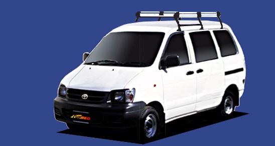 ■TUFREQ ルーフキャリア タウンエースバン CR41V/CR42V/CR51V ハイルーフ用/Hシリーズ 長さ：ミドル HH23+