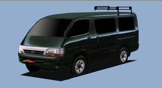 ■TUFREQ ルーフキャリア ハイエースバン 100系 標準ルーフ用/Pシリーズ 長さ：ショート PL42+