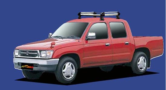 ★TUFREQ ルーフキャリア ハイラックス N140/N160/N170系用/Hシリーズ 長さ：ショート HE22A1+