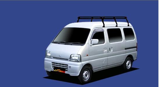 ■TUFREQ ルーフキャリア ピクシスバン S321M ハイルーフ用/Pシリーズ 長さ：ロング PH236C+