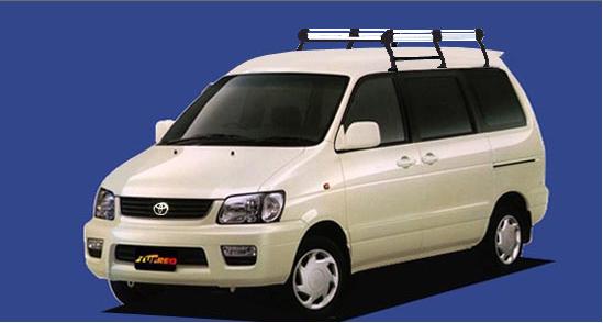 ■TUFREQ ルーフキャリア ライトエースノア SR40G/SR50G/CR40G/CR50G スペーシャスルーフ用/Hシリーズ 長さ：ミドル HH23+