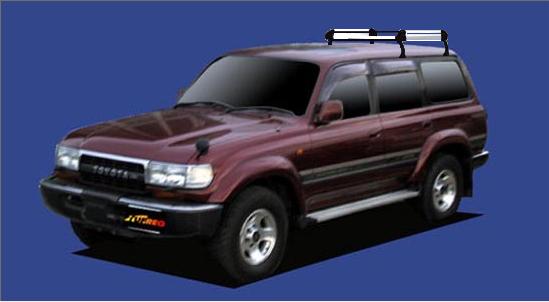 ■TUFREQ ルーフキャリア ランドクルーザー 80系用/Hシリーズ 長さ：ショート HL42+