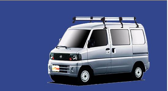 ■TUFREQ ルーフキャリア クリッパーバン U71V/U72V ハイルーフ用/Hシリーズ 長さ：ロング HH233D+