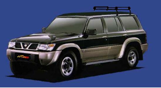 ■TUFREQ ルーフキャリア サファリ Y61系 2ドア用/Pシリーズ 長さ：ショート PL42+