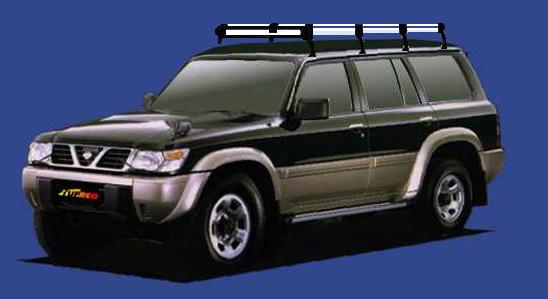 ★TUFREQ ルーフキャリア サファリ Y61系 4ドア用/Hシリーズ 長さ：ロング HL44+