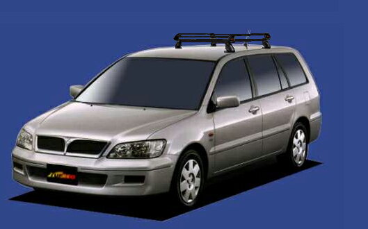 ★TUFREQ ルーフキャリア ランサーワゴン CS2W/CS5W ルーフレール無車用/Pシリーズ 長さ：ショート PE22B1+