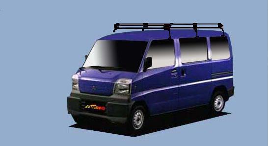 ■TUFREQ ルーフキャリア タウンボックスワイド U65W/U66W用/Pシリーズ 長さ：ロング PL233D+