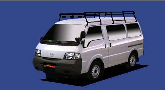 ■TUFREQ ルーフキャリア デリカバン SK82/SK22 ハイルーフ用/Pシリーズ 長さ：超ロング PH45+