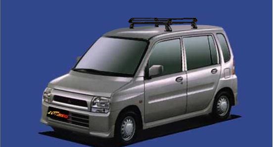 ★TUFREQ ルーフキャリア トッポBJ H41A/H42A/H46A/H47A ルーフレール無車用/Pシリーズ 長さ：ショート PE22C1+