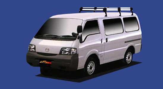 ★TUFREQ ルーフキャリア ボンゴ SK82/SK22 標準ルーフ用/Hシリーズ 長さ：ミドル HL43+