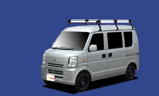 ■TUFREQ ルーフキャリア エブリィ DA64V/DA64W ハイルーフ用/Hシリーズ 長さ：ロング HH236C+