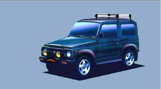 ★TUFREQ ルーフキャリア ジムニーシエラ JB31W/JB32W用/Hシリーズ 長さ：ショート HL22+