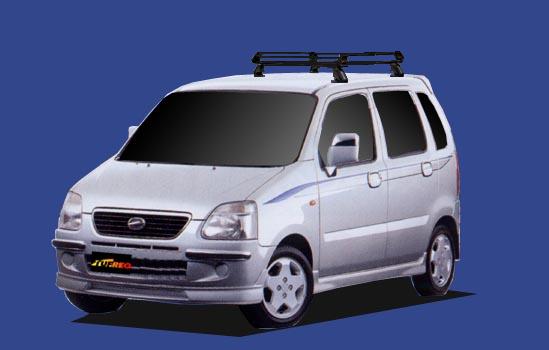 ★TUFREQ ルーフキャリア ワゴンRソリオ MA34S/MA64S 1000cc用/Pシリーズ 長さ：ショート PE22B1+