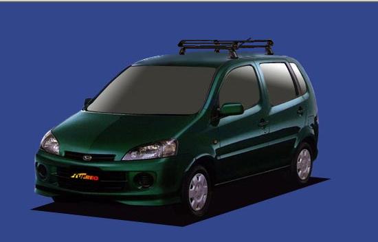 ★TUFREQ ルーフキャリア YRV M201G/M211G用/Pシリーズ 長さ：ショート PE22B1+