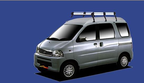 ■TUFREQ ルーフキャリア アトレー S220/S230 ハイルーフ用/Hシリーズ 長さ：ミドル HH236A+