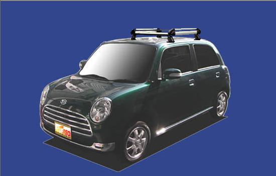 ★TUFREQ ルーフキャリア ミラジーノ L650S/L660S用/Hシリーズ 長さ：ショート HE22B1+