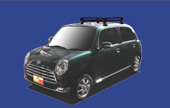 ★TUFREQ ルーフキャリア ミラジーノ L650S/L660S用/Pシリーズ 長さ：ショート PE22B1+