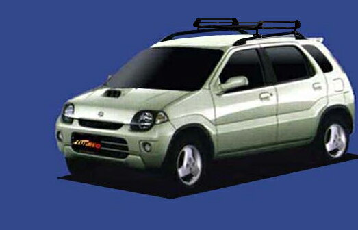 ★TUFREQ ルーフキャリア ムーヴ L900S/L902S/L910S/L912S ルーフレール付車用/Pシリーズ 長さ：ショー..