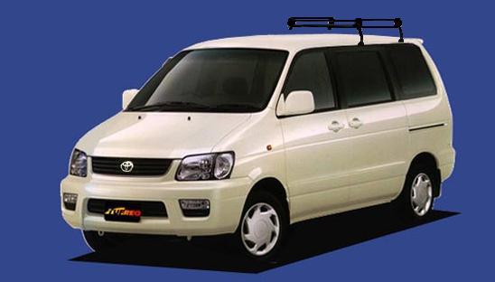 ■TUFREQ ルーフキャリア ハイエースワゴン TRH200系 ワイド用/Pシリーズ 長さ：超ロング PH651A+