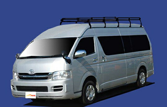 ■TUFREQ ルーフキャリア ハイエースコミューター KDH200系 ワイド用/Pシリーズ 長さ：超ロング PH651A+