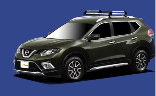 ■TUFREQ ルーフキャリア エクストレイル T32/NT32 ルーフレール付車用/Hシリーズ 長さ：ショート HR42+