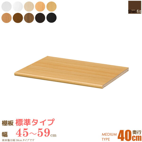 【先着10%OFFクーポン配布中!!】 日本製 エースラック オーダーメイド 追加棚板 (棚板 標準タイプ／奥行40cm ミディアムディープタイプ／幅45〜59cmオーダー) 追加棚 棚板 オーダー ラック 本棚 書棚 オープンラック フリーラック 収納 木製 大洋 netc5