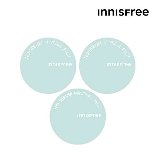 イニスフリー innisfree ノーセバム ミネラルパクト 3個セットノーシーバム ミネラルパクト※消費期限2026.10.05