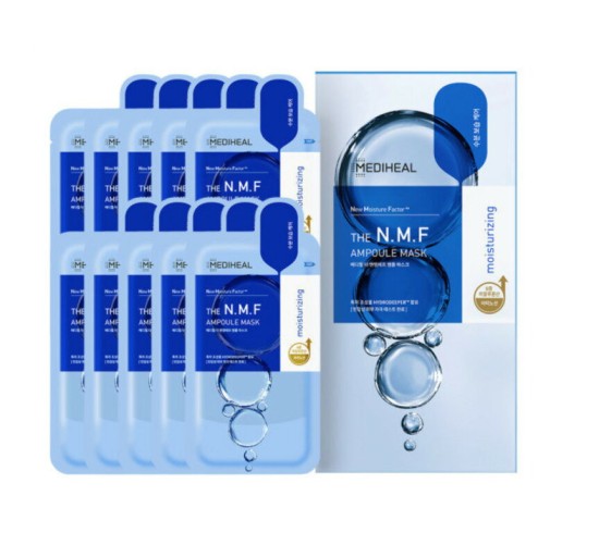 【国内発送】【NEW 】メディヒール MEDIHEAL THE N.M.F アクアリング アンプルマスク 27ml ×10枚セット[ マスク パック ]のサムネイル