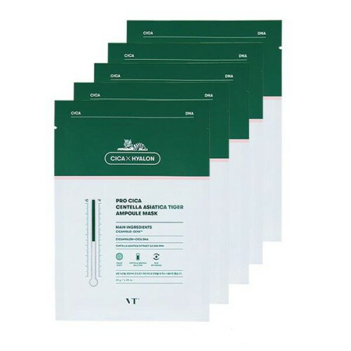【国内発送】ブイティー VT COSMETICS プロシカスージングアンプルマスクパック 30gx5プロシカ センテラ アジアティカ タイガーアンプルマスク ※外箱入りのサムネイル