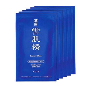 コーセー 雪肌精 エッセンスマスク6枚 [　シートマスク / パック　] 化粧品・コスメ・ビューティーのサムネイル