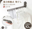 期間限定で10%OFF!Mospace 物干し 壁付け 吸盤式 収納ポーチ 窓壁用 物干し竿 ギフト アルミ 工事不要 室内 折り畳み 物干しハンガー 折りたたみ タオルハンガー 干し 軽量 コンパクト 耐荷重4kg 耐久性 洗濯物干し 室内干し 梅雨対策 入院 出張 旅行 母の日