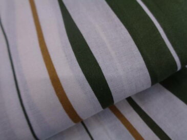 CANOA よろけ縞模様男物浴衣(LLサイズ)(抹茶)【新品】