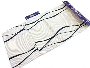 CANOA よろけ縞模様男物浴衣(Mサイズ)(抹茶)【新品】