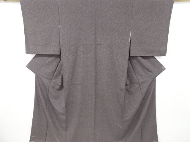 未使用品　土筆模様小紋着物【リサイクル】【中古】