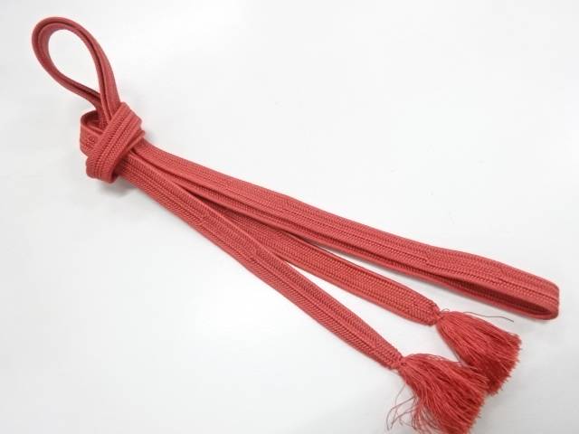 正絹　手組み帯締め【リサイクル】【中古】【着】(prc)