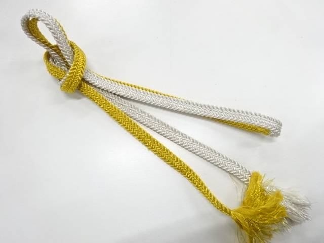 正絹　手組み帯締め【リサイクル】【中古】【着】(prc)