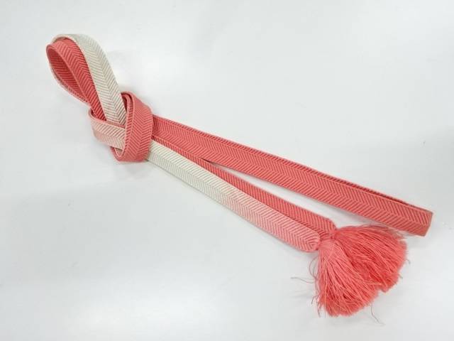 正絹　手組み帯締め【リサイクル】【中古】【着】(prc)