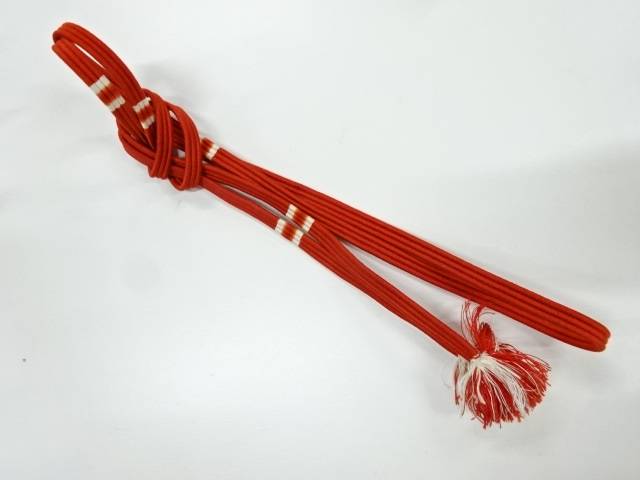 正絹　手組み帯締め【リサイクル】【中古】【着】(prc)