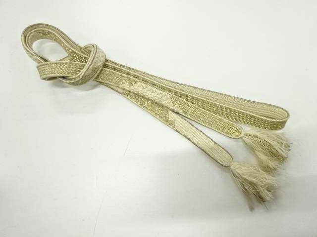 正絹　手組み帯締め【リサイクル】【中古】【着】(prc)